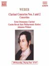 WEBER: Clarinet Concertos Nos. 1 and 2